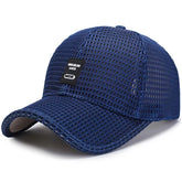 Top Level Summer Baseball Hat Women Men Breathable Mesh Trucker Cap - Acapparelstore